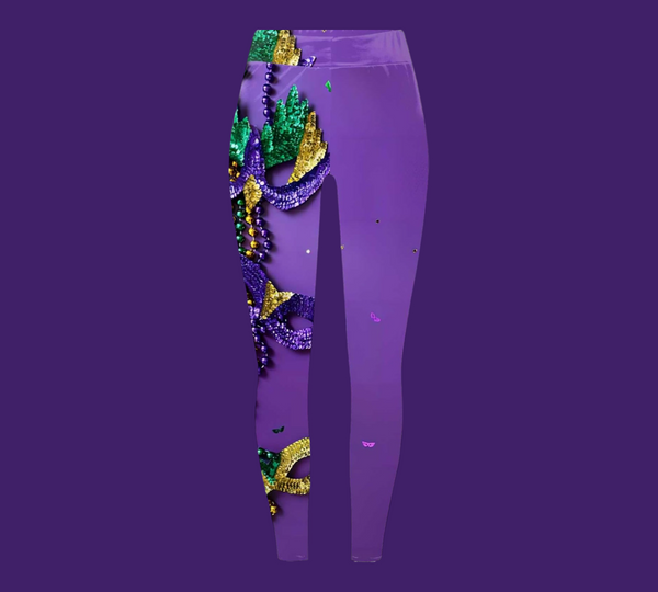 Mardi Gras Leggings